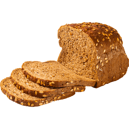 Foto van DekaVers Boeren volkoren meergranen half op witte achtergrond