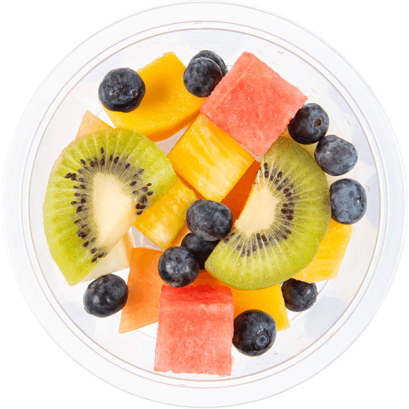 Healthy Hand Fruitsalade tropisch