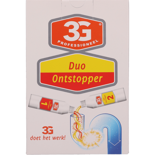 Foto van 3G Professioneel Duo ontstopper op witte achtergrond