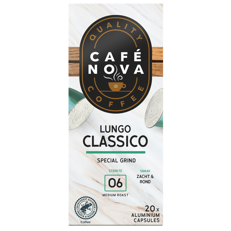 Cafe Nova Koffiecups lungo classico
