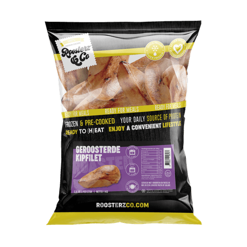 Foto van Roosterz & Co Kipfilet roasted op witte achtergrond