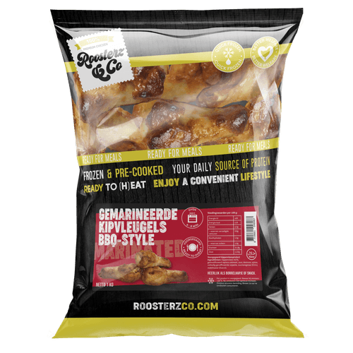 Foto van Roosterz & Co Kipwings bbq style op witte achtergrond