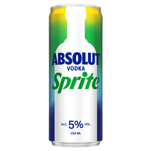 Foto van Absolut Sprite op witte achtergrond