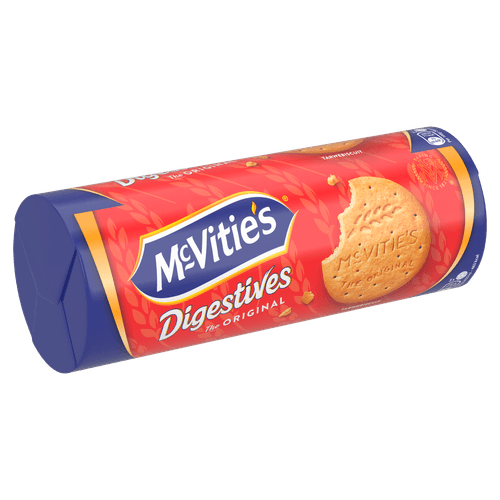 Foto van McVitie's Digestive original op witte achtergrond