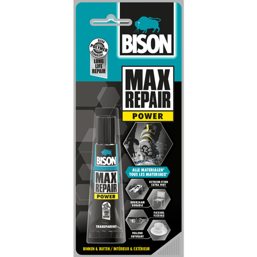 Foto van Bison Max repair power op witte achtergrond