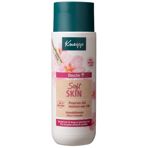 Foto van Kneipp Douche soft skin amandel bloesem op witte achtergrond