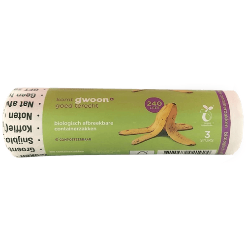 Foto van G'woon Containerzakken 240 liter 3 stuks op witte achtergrond