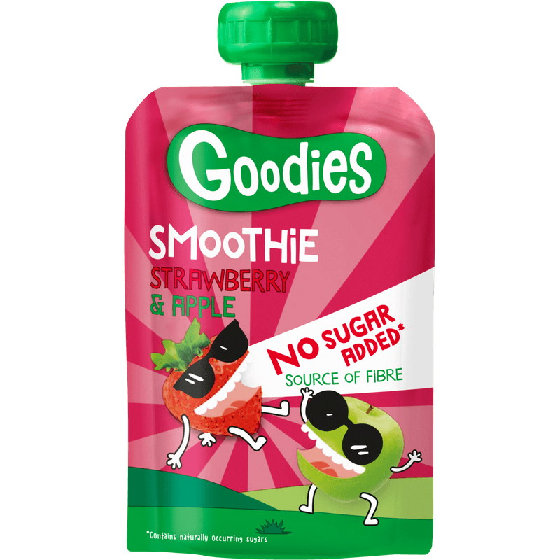 Goodies Knijpfruit smoothie strawberry & apple