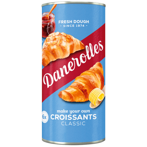 Foto van Danerolles Croissants 6 stuks op witte achtergrond