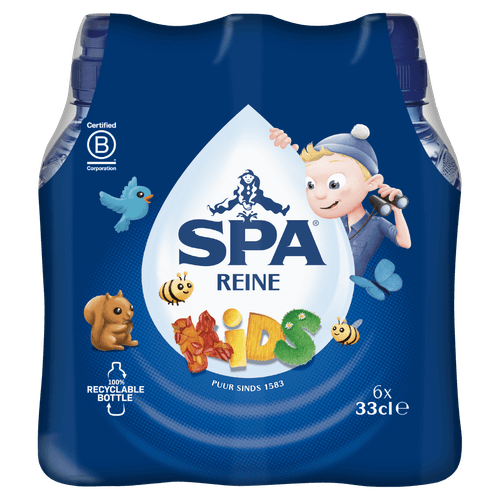 Foto van Spa Reine kids 6x330ml op witte achtergrond