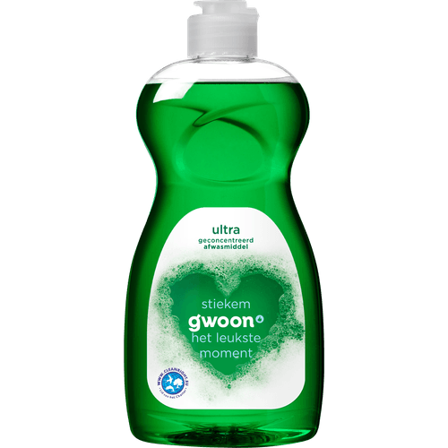 Foto van G'woon Afwasmiddel original op witte achtergrond