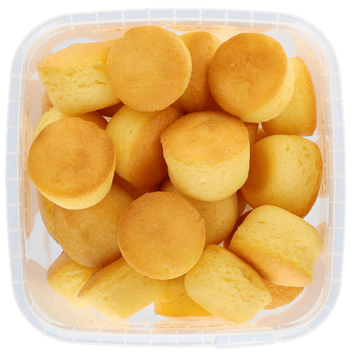 Foto van Crumbel Cake naturel op witte achtergrond