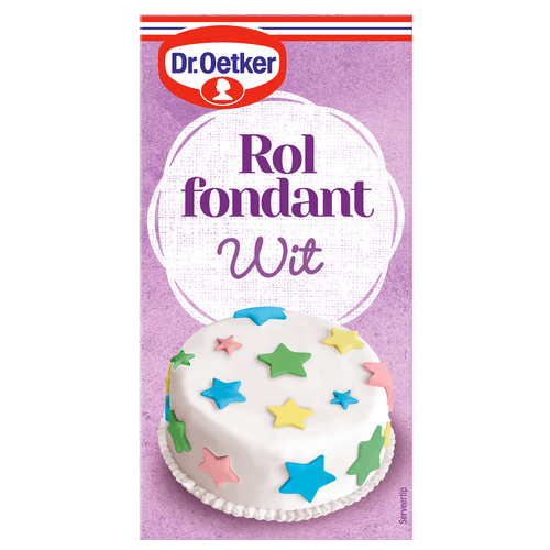 Foto van Dr. Oetker Rolfondant wit op witte achtergrond