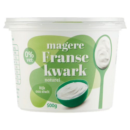 Foto van Konings Franse kwark mager op witte achtergrond