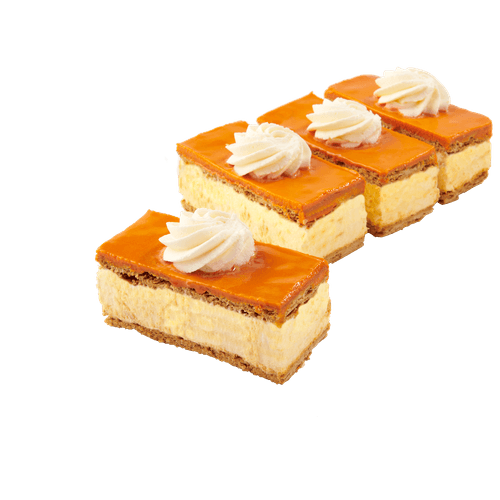 Foto van DekaVers Oranje tompouce 4 stuks op witte achtergrond