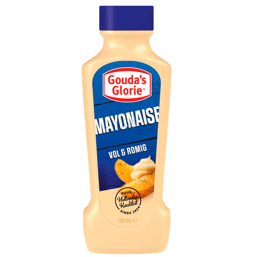 Foto van Gouda's Glorie Mayonaise vol & romig op witte achtergrond