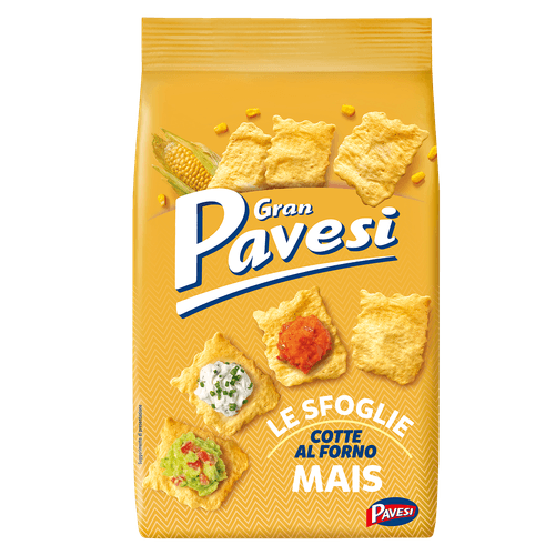Foto van Gran Pavesi Crackers mais op witte achtergrond