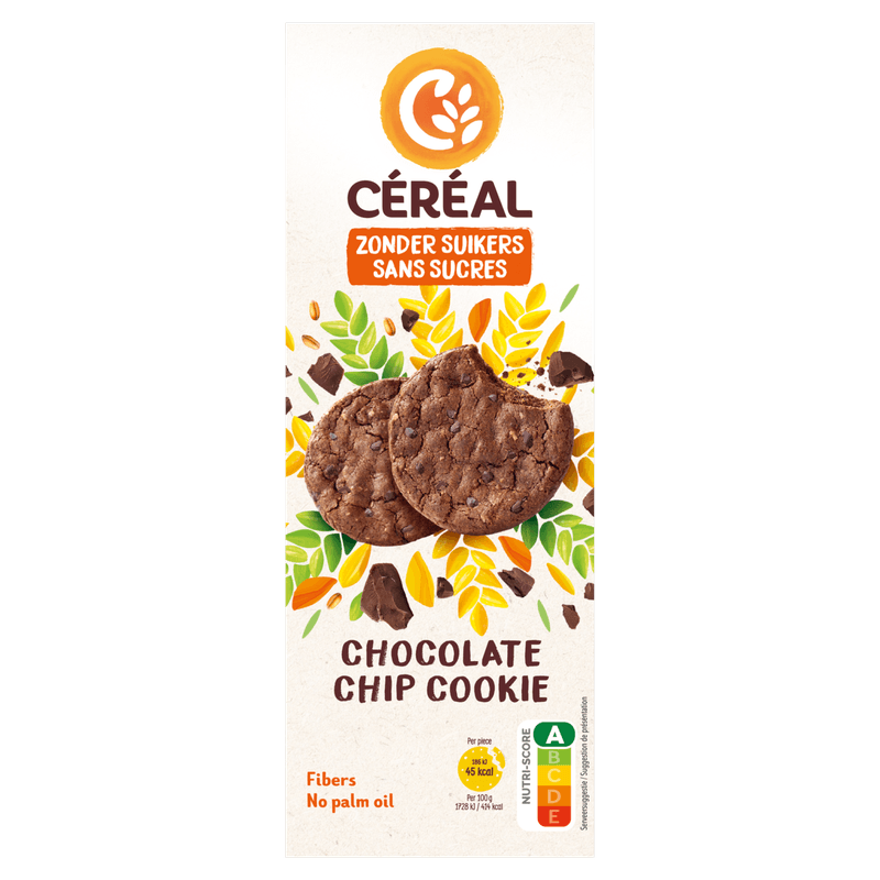 Céréal Chocolate chip cookie zonder suikers