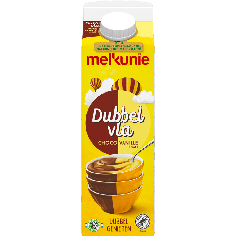 Melkunie Dubbelvla chocolade vanille