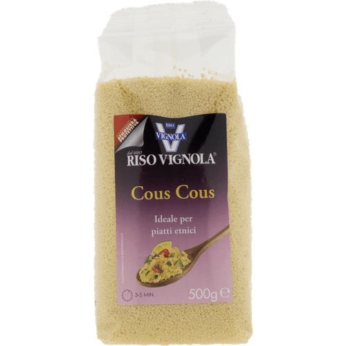 Foto van Riso Vignola Couscous op witte achtergrond