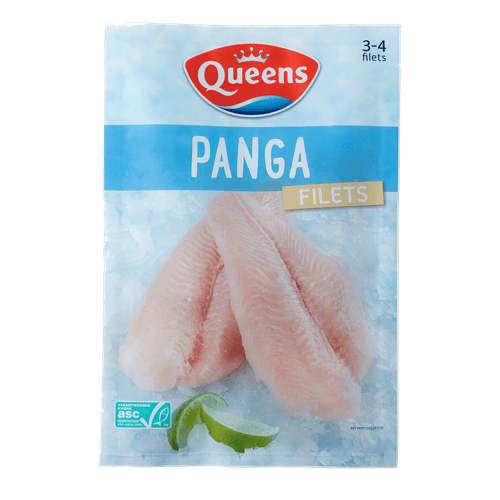 Foto van Queens Pangafilet op witte achtergrond