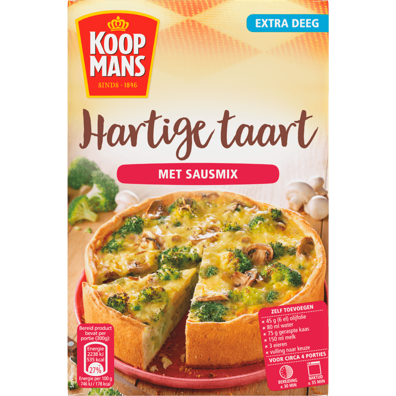 Koopmans Hartige taartmix