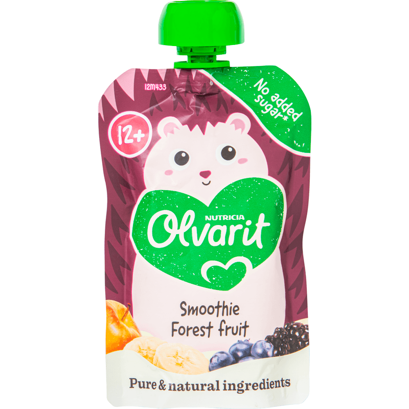Olvarit Knijpfruit smoothie forest fruit 12m+