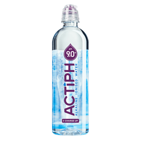 Foto van Actiph Water ph 9.0+ op witte achtergrond