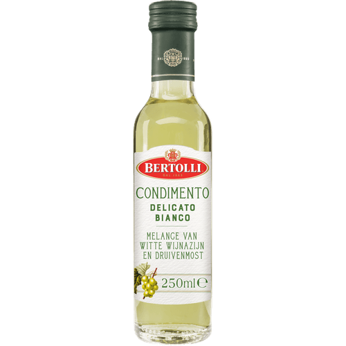 Foto van Bertolli Witte wijnazijn op witte achtergrond