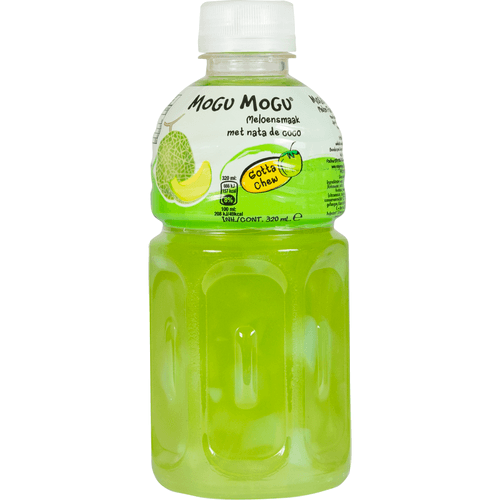 Foto van Mogu Mogu Meloen op witte achtergrond