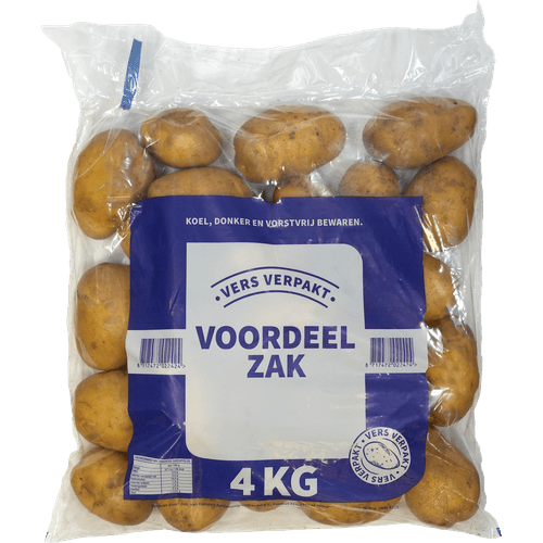 Foto van Voordeel Aardappelen kruimig op witte achtergrond