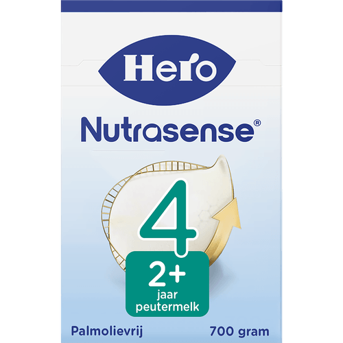 Foto van Hero Baby Peutermelk 4 +12 maanden op witte achtergrond
