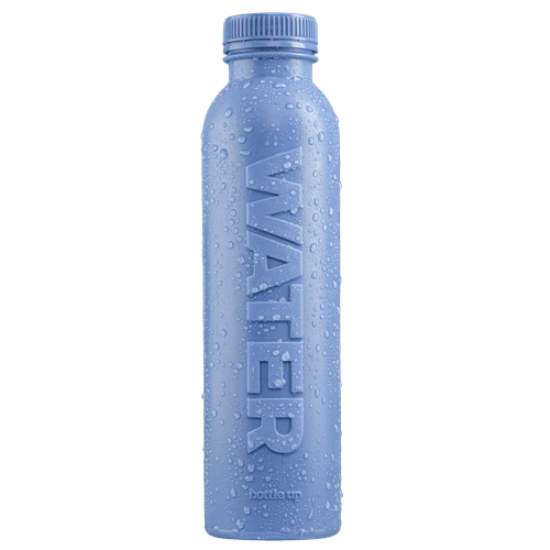 Foto van Bottle up Water dark blue op witte achtergrond