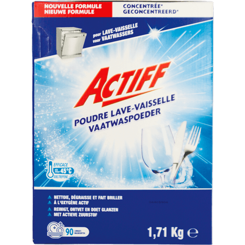 Foto van Actiff Vaatwaspoeder op witte achtergrond