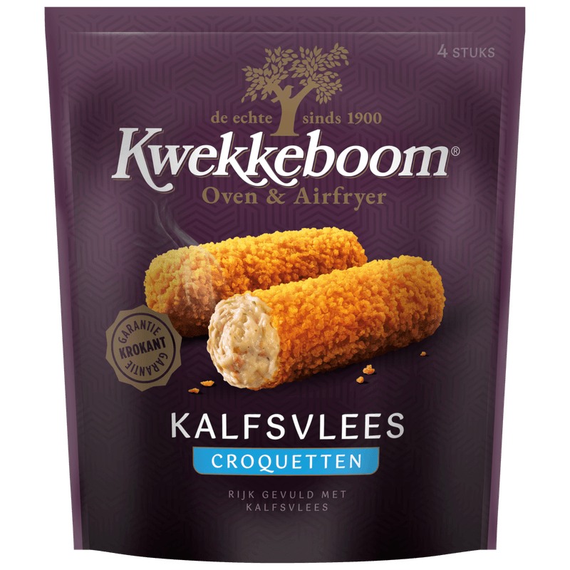 Kwekkeboom Oven kalfsvlees croquetten 4st