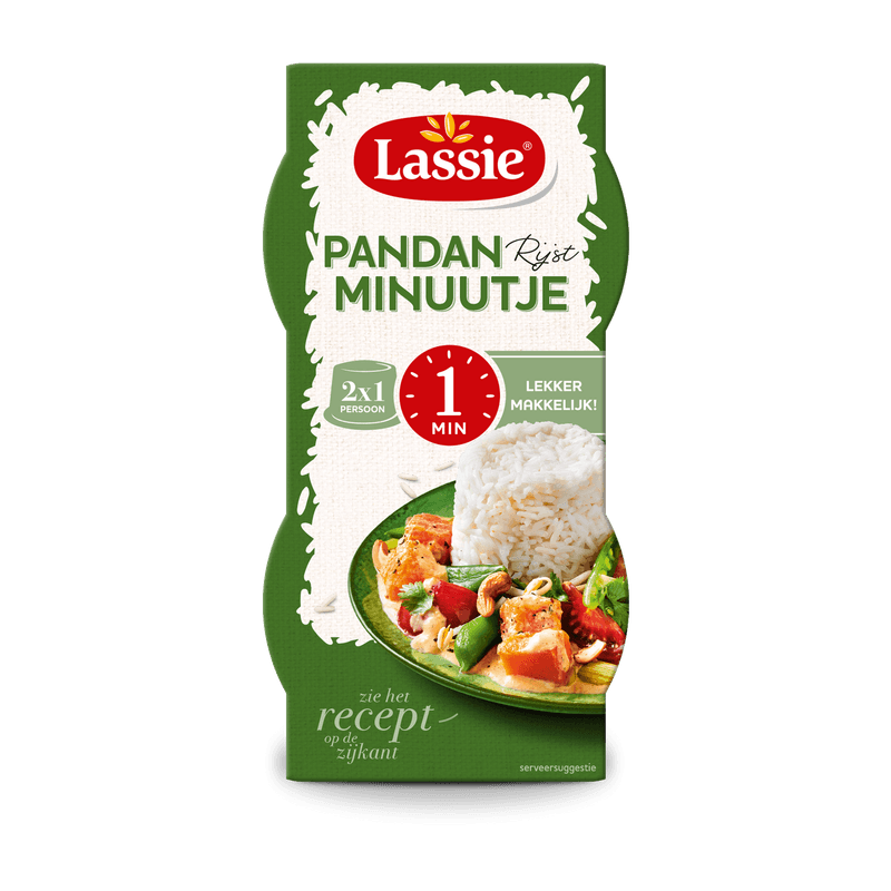 Lassie Pandan rijst minuutje 2 stuks
