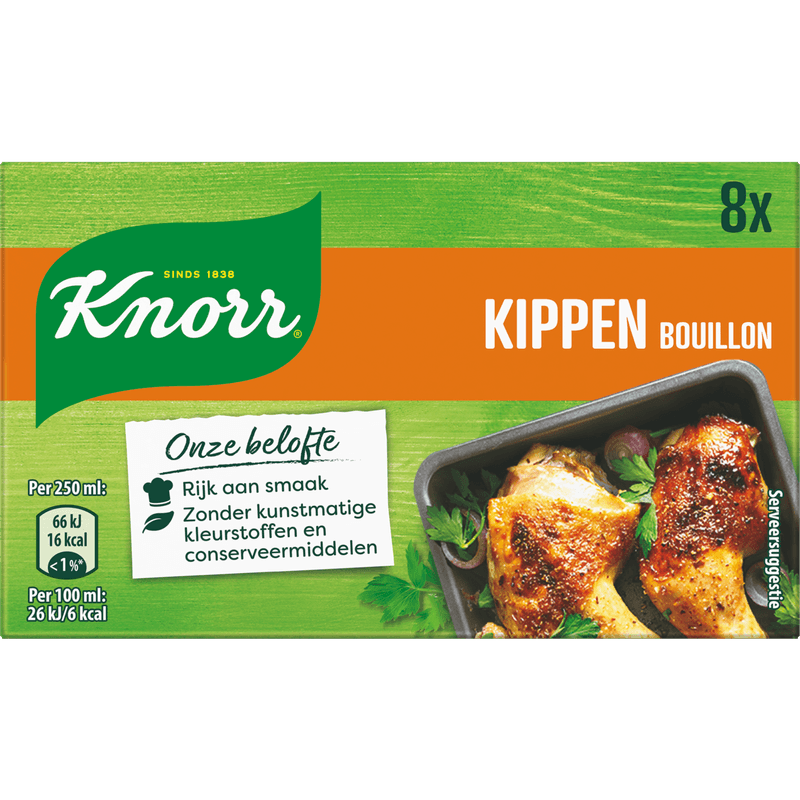 Knorr Bouillon Kip 8 Stuks