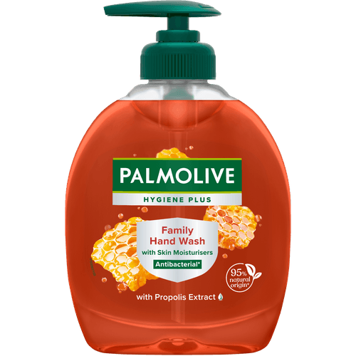 Foto van Palmolive Vloeibare zeep hygiene plus family op witte achtergrond