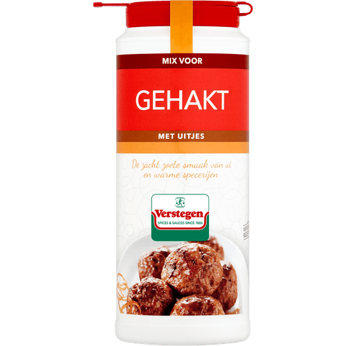 Foto van Verstegen Mix voor gehakt met uitjes op witte achtergrond