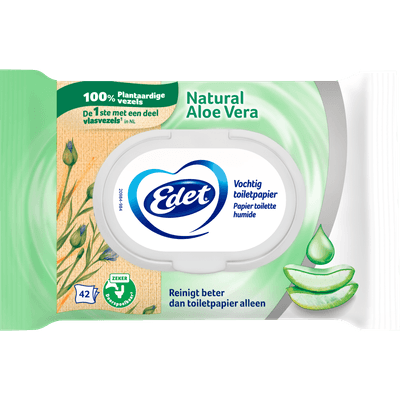 Edet Vochtig toiletpapier aloe vera - 42 stuks