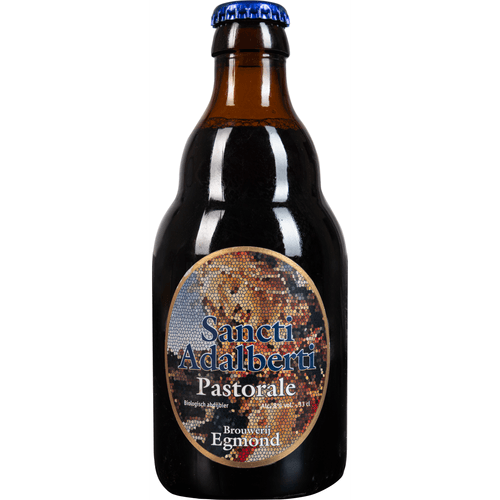 Foto van Sancti Adalberti Abdijbier pastorale op witte achtergrond