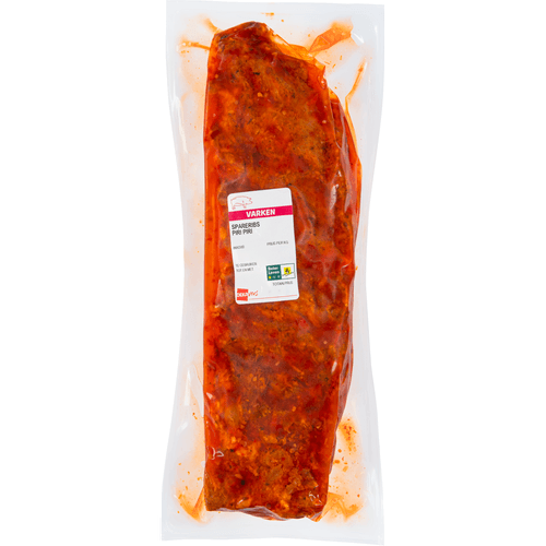 Foto van DekaVers Spareribs pittig op witte achtergrond