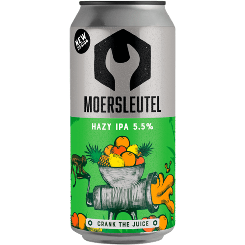 Foto van Moersleutel Crank the juice op witte achtergrond