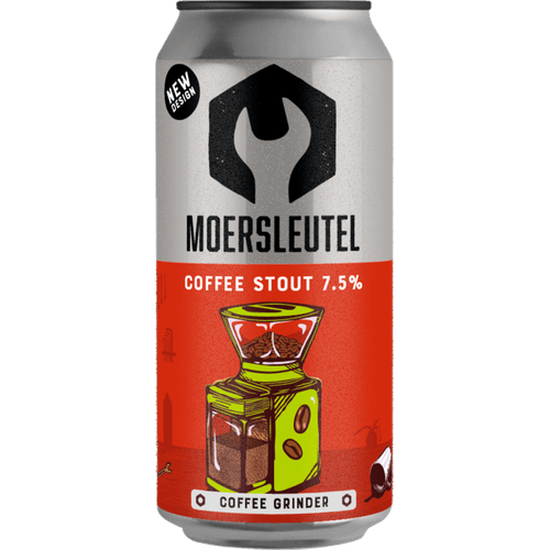 Foto van Moersleutel Coffee grinder op witte achtergrond