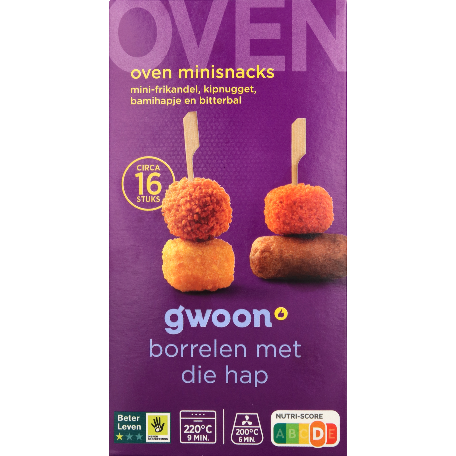 G'woon Oven minisnacks 16 stuks