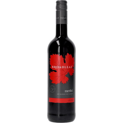 Foto van Broadleaf Merlot op witte achtergrond