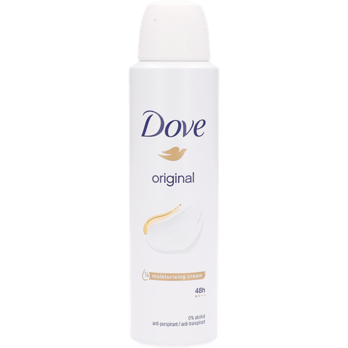 Foto van Dove Deospray original op witte achtergrond