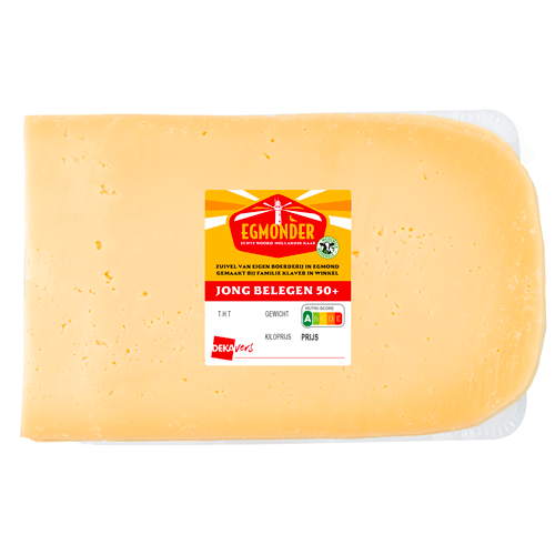 Foto van DekaVers Egmonder jong belegen 50+ gesneden op witte achtergrond