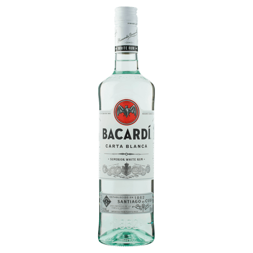 Foto van Bacardi Carta blanca op witte achtergrond