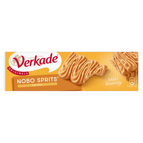 Foto van Verkade Nobo sprits naturel op witte achtergrond